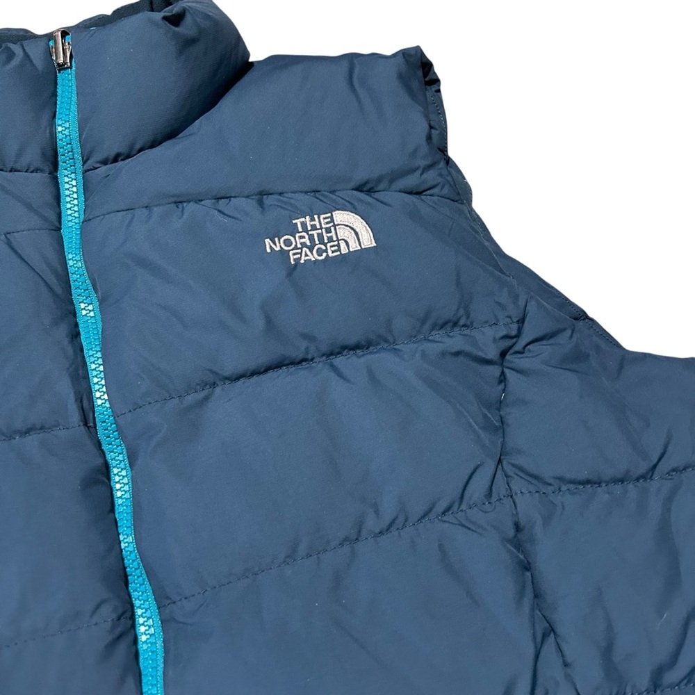 The North Face Teal Nuptse 700 women’s puffer vest size Large - Picture 5 of 11